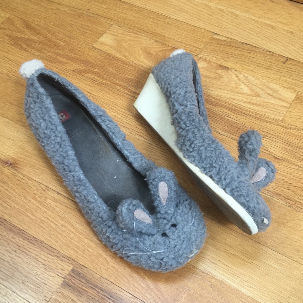 Bunny rabbit slipper HIGH HEELS 8.5 !!